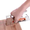1008U Staple Gun for 4/6/8mm Paper Window Tacker Tools Heavy Duty Manual Stapler Furniture with 2400pcs Nails for Woodworking 2