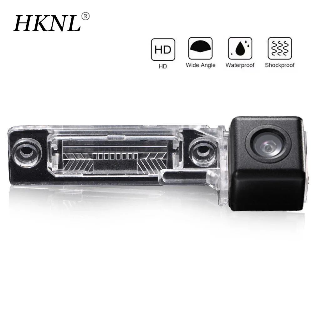 Hknl Hd 170 ° Telecamera Retromarcia Per Auto Per Vw Caddy Passat B6 3C 3B Touran 1.9 Tdi Golf 5 Sharan Transporter T5 Jetta Touran