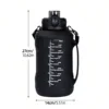 2L/64oz Silicone Water Bottles Collapsible Travel Water Bottle Roll Up Foldable Water Bottles With Straws Travel Camping Hiking 6