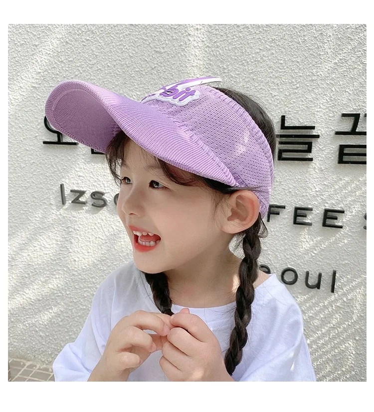 2023 New Sun Children Visors Cute Rabbit Wings Bunny Summer Hat for Kids Boys Girls Hats 3-12years Old_voghion.com