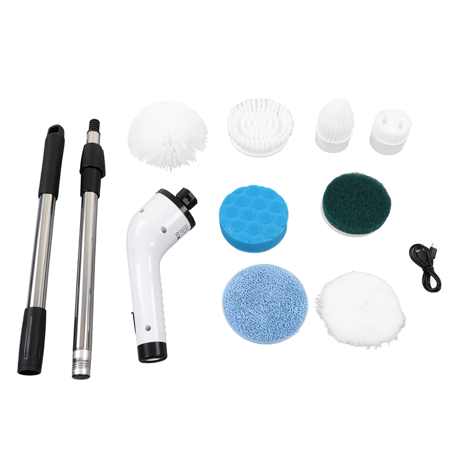 YKYI Electric rotary washing brush, cordless cleaning brush, shower  cleaning brush, 8 replaceable brush heads - AliExpress