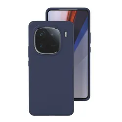 Premium Shockproof Liquid Silicone Protective Phone Cover for Vivo iQOO 13 ( blue)
