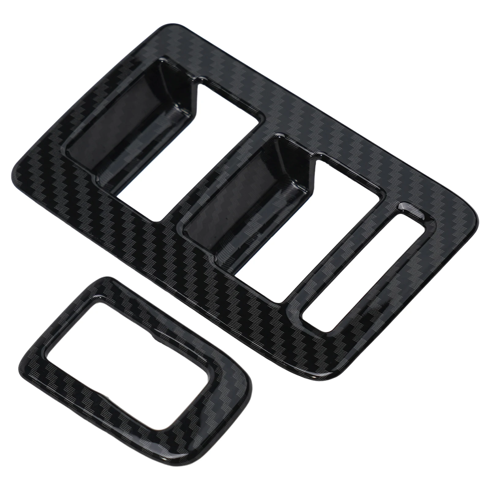 High Quality Switch Trim Cover ABS Accessories Decorative Frame Window Control Button Cover Carbon Fiber Decoration