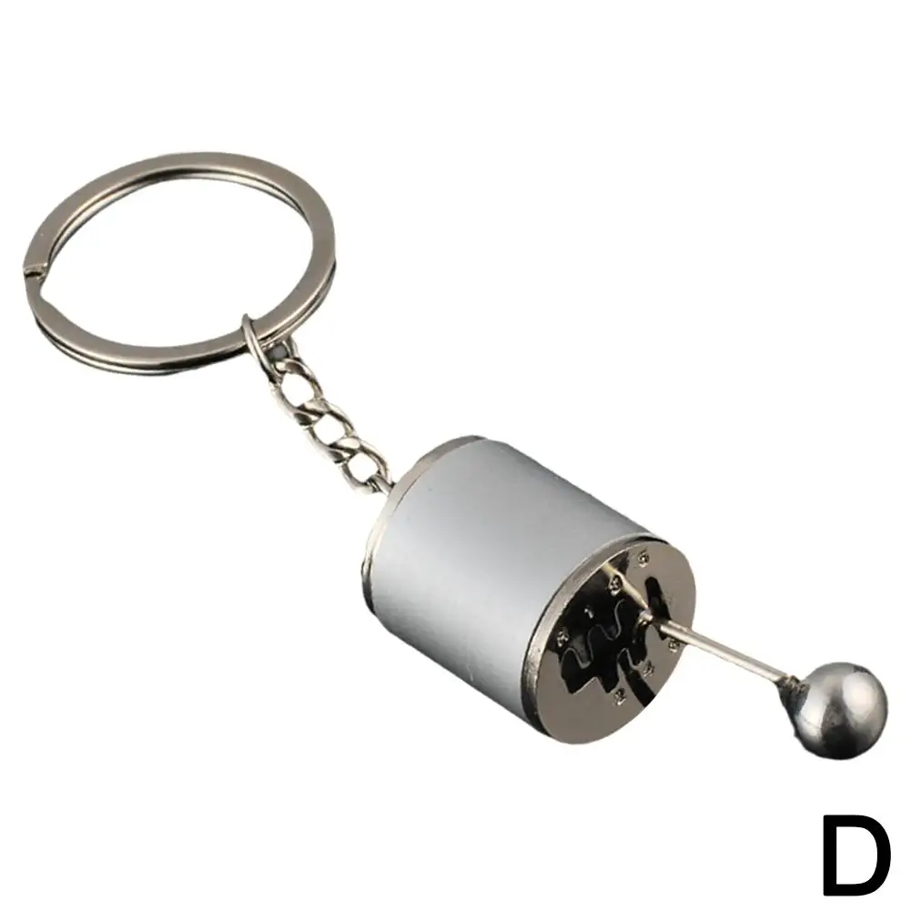 Car Mini Turbo Turbocharger Keychain Auto-styling Keyring Gear Fidget Keyring Keychain Toys Shift Knobs Stick Pendant V9u6