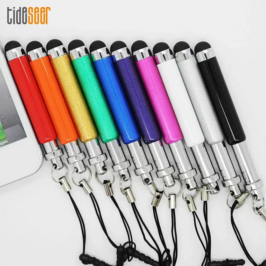 

Выдвижной емкостный стилус с двумя звеньями, стилус для сенсорного экрана для Samsung, iPhone, iPad, планшетов, ПК, мобильных телефонов, 500 шт.