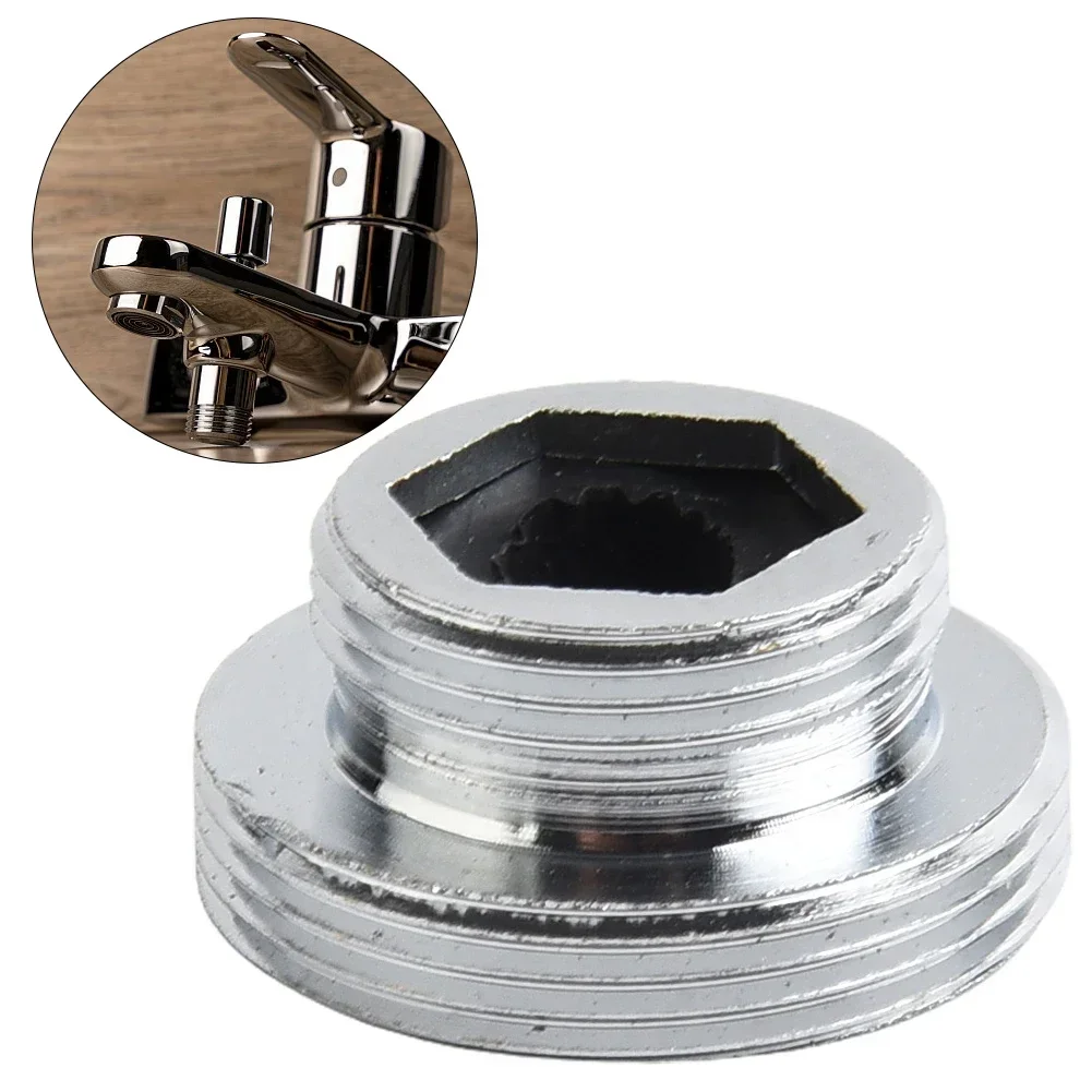 Universal Tap Connector Faucet Adapter for Bathroom & Kitchen Water Conservation
