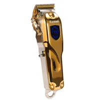 Kemei KM-2010 – tondeuse électrique pour Salon de coiffure, rétro, huile, tête Tuhao, or, barbier professionnel 6