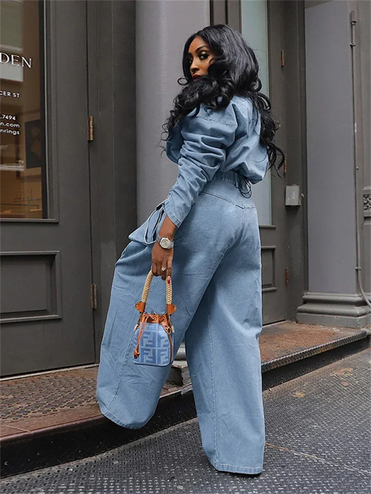 Wmstar Jeans Women High Waist Denim Bottom Boy Friend Straight Cargo Pockets Zip Pants Korean Streetwear Wholesale Dropshipping