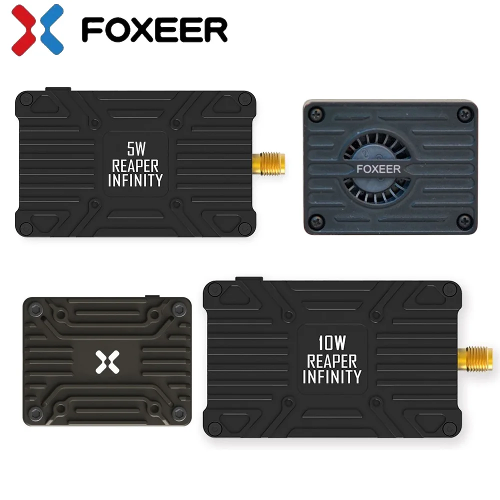FPV accessories Foxeer Reaper Extreme 2.5W/ 3W Infinity 5W/ 10W Anti-Interference Adjustable Long Range VTX Heat Dissipation Shell for FPV Drone