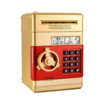 Mini Piggy Bank Children's  Safe Forboys/Girls Battery-Free Safe  Bank Retrieve Password Box Anti Drop Piggy Bank 1
