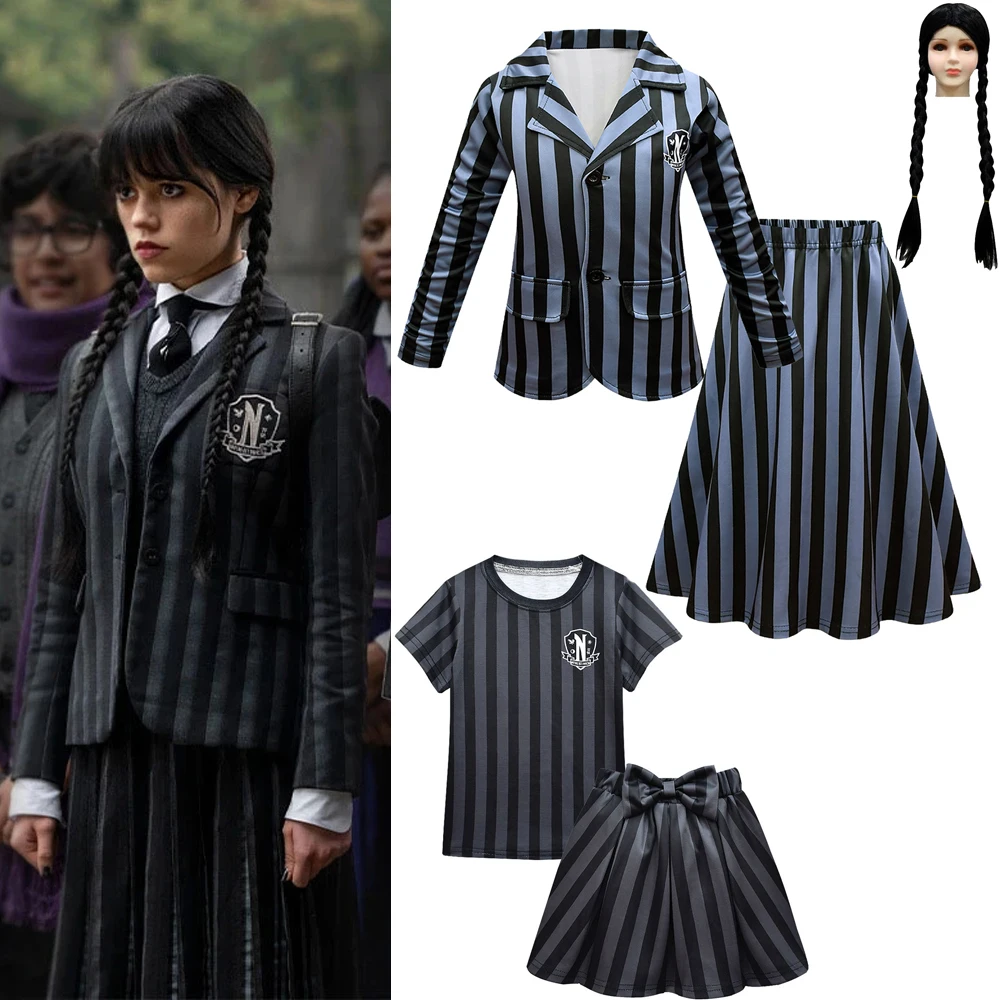 Wednesday Nevermore Academy Women's Costume