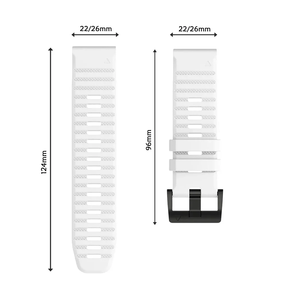 Quickfit Silicone Sports Watch Strap - Enhanced Durability and Comfort