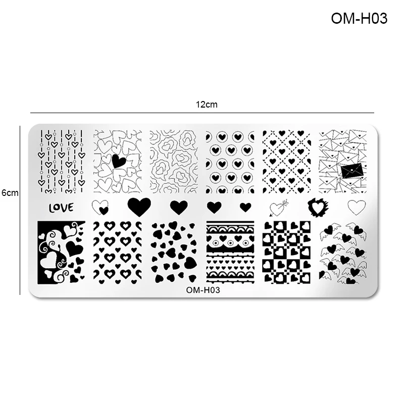 Nail Art Stamping Plates