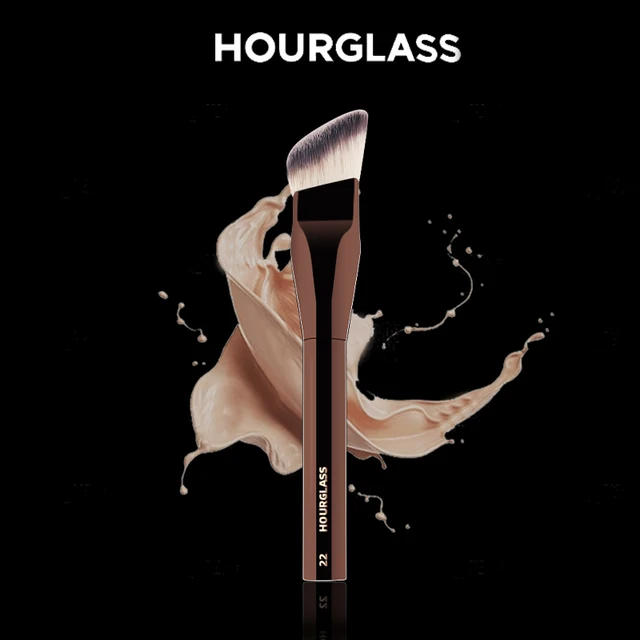 HOURGLASS pinceaux de fond de teint liquide coudés fond de teint crème brosse Blush brosse Base maquillage outil-022 1