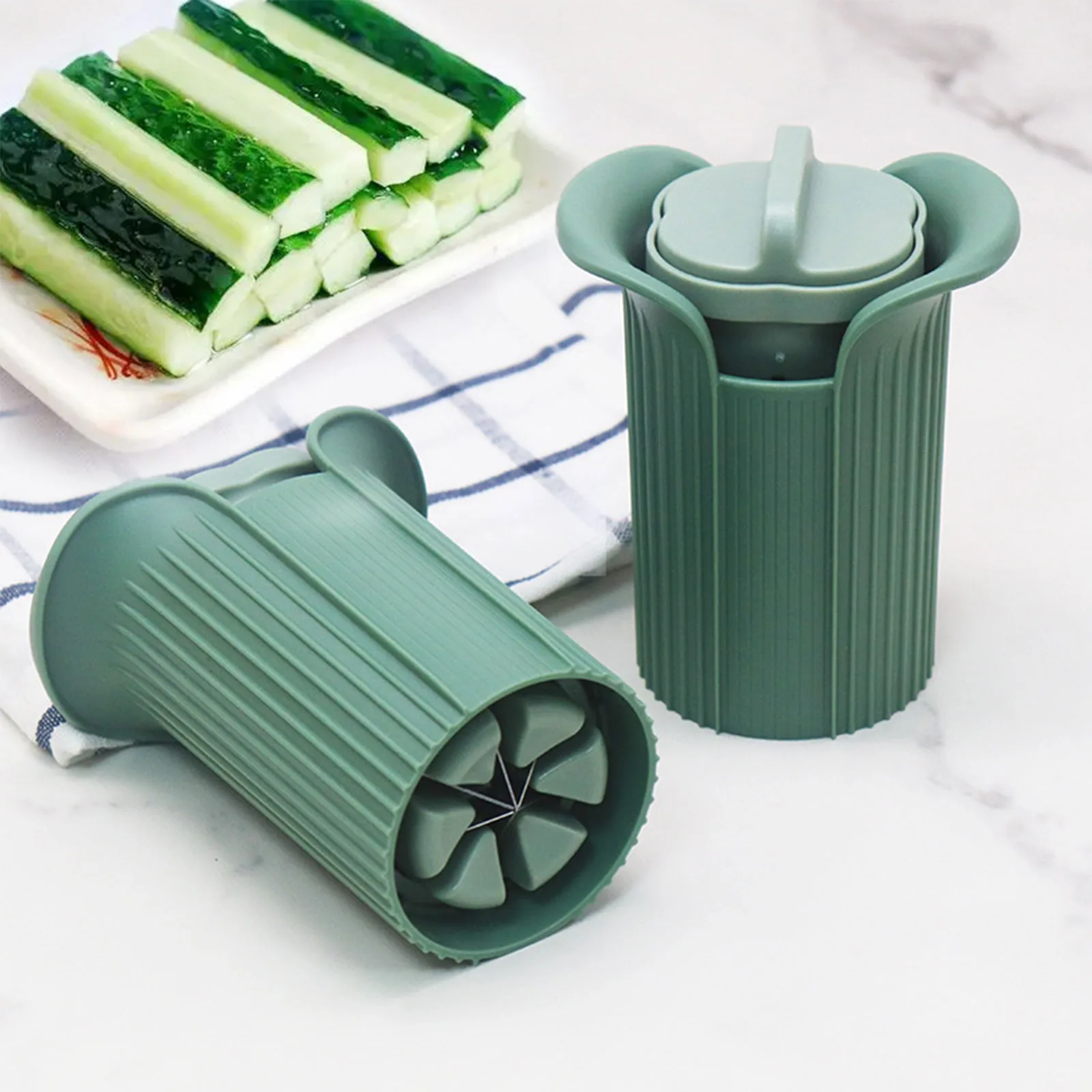 Multifunction Vegetable Fruit Divider Slicer Cutter Carrot Cucumber Grater Cutter Strawberry Huller Corer Tools Kitchen Gadget