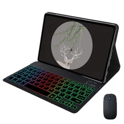 Custodia con Tastiera Retroilluminata Arcobaleno Vibrante