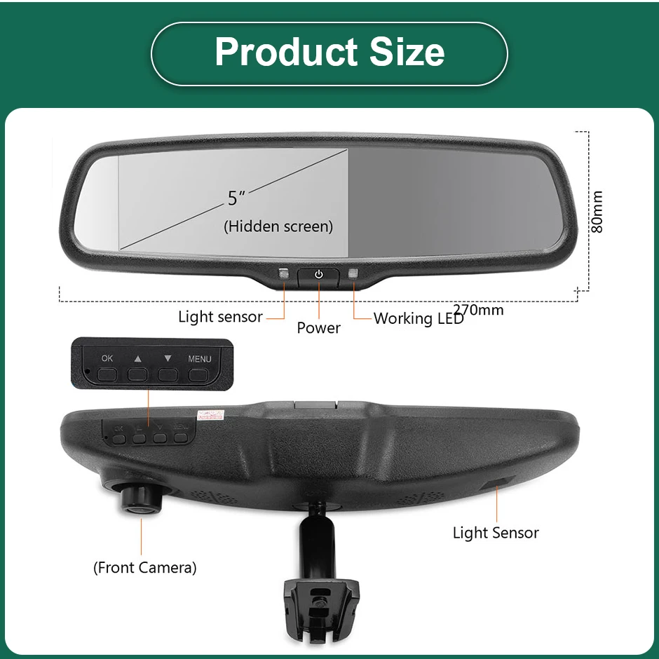 GreenYi Ư ڵ DVR ̷ , ν , ڵ , ̷  ,  귡Ŷ , HD1080P, 5 ġ
