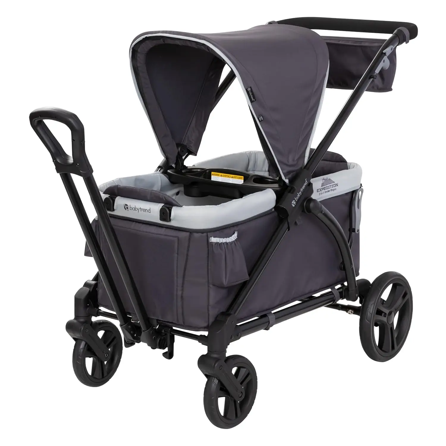 

Expedition Stroller Wagon, Liberty Midnight Easy One-press Removable and Durable 11 Rear and 8 Front Wheels with Suspension