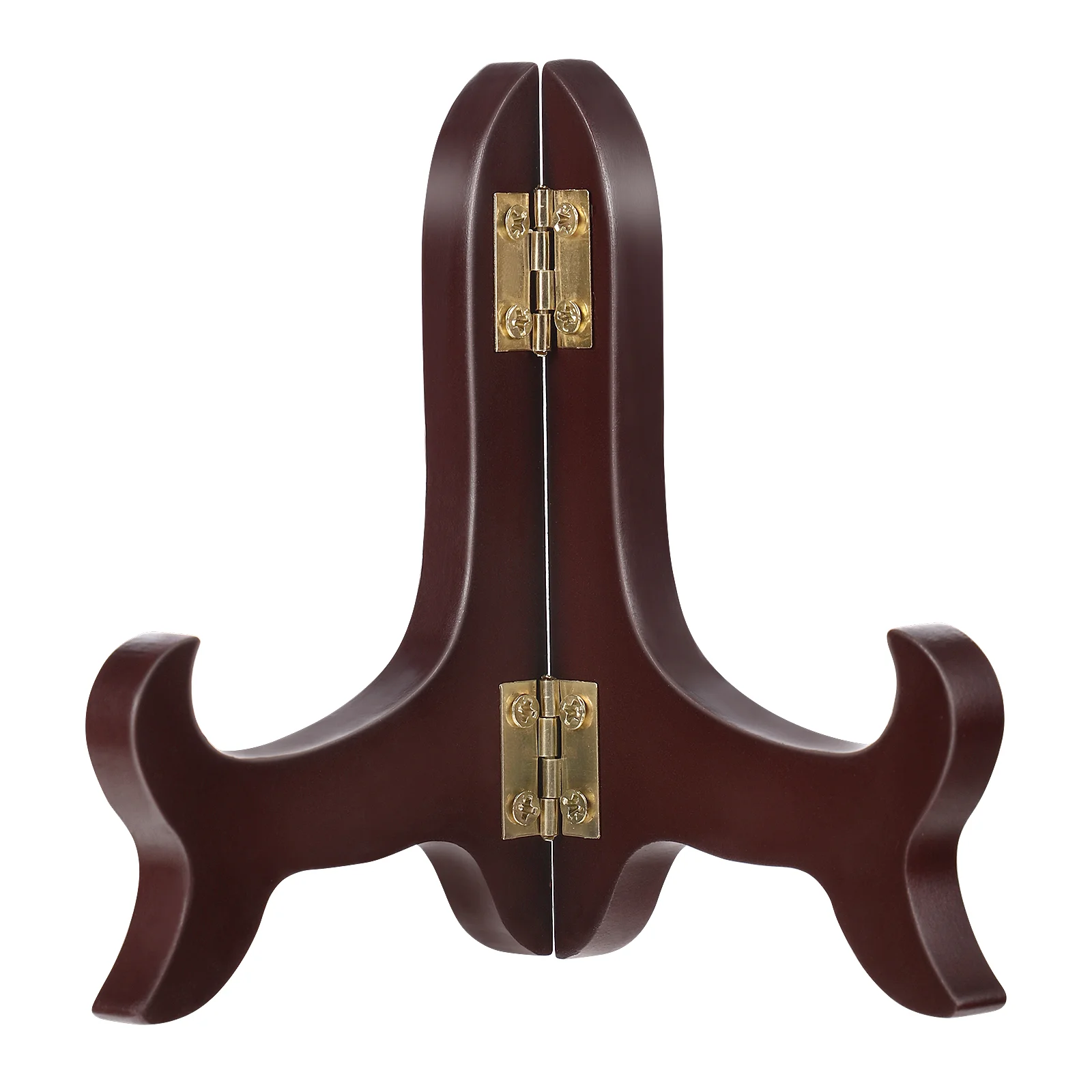 

BESPORTBLE Wooden Display Stand Plate Holder Storage Rack Display Stand Easels Picture Frame Folding Display Stand for 5-10cm