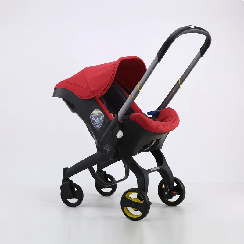 4in1 baby stroller two-way Multifunctional newborn baby stroller 3in1 Foldable Basket type seat Lightweight Travel Pram 1