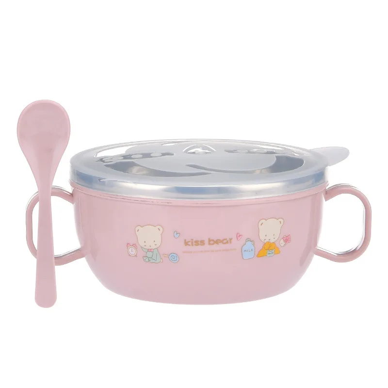 Baby Bowl Set Noodle Bowl Soup Set Kids Dish Boy And Girls Tableware Silicone Dish For Baby silicone meal set