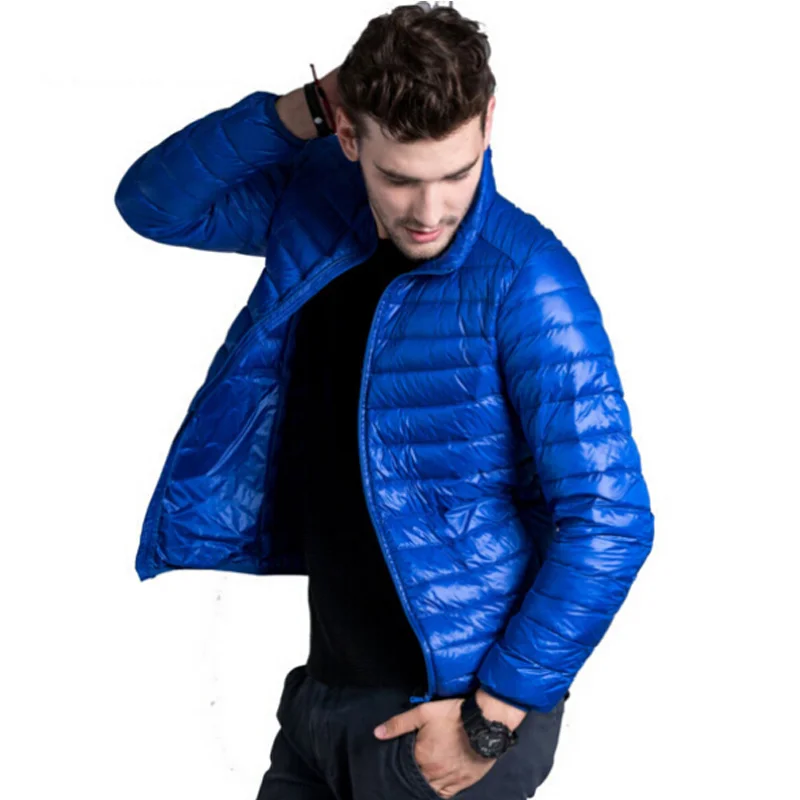 Men-Down-Jacket-Casual-Spring-Autumn-Winter-Stand-Collar-Fashion-Warm ...