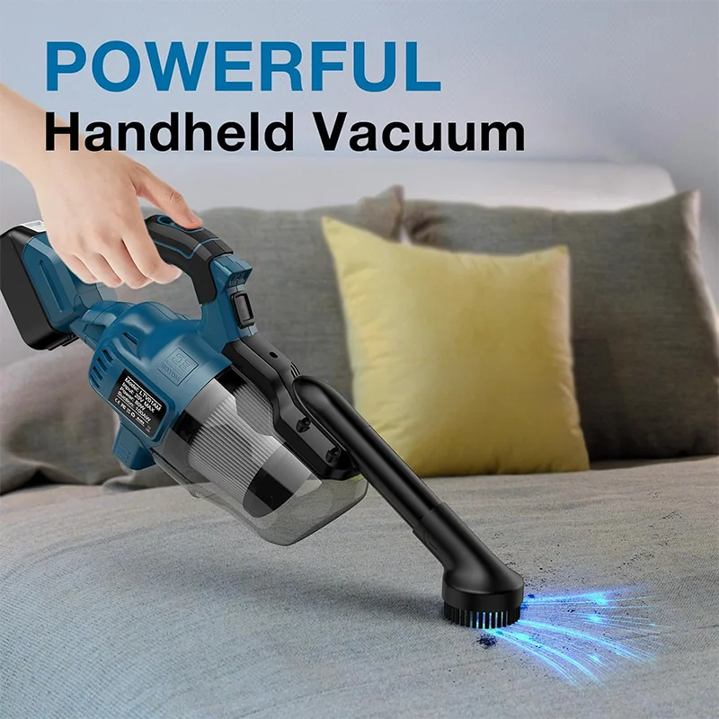 Cordless Handheld Vacuum Cleaner Fit Makita 18V Battery Portable For Floor Industrial Construction Carpet Car Pet Hair Cleaning 5