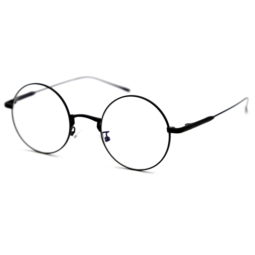 

LORETOROSA Classical Round Glasses Optical Frames Unisex Eyeglasses For Men Women Prescription Myopia Hyperopia Black Golden