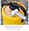 12L PVC Foot-pump Outdoor Shower Water Bag Portable Inflatable Shower Supplies for Camping Hiking Beach Traveling 4