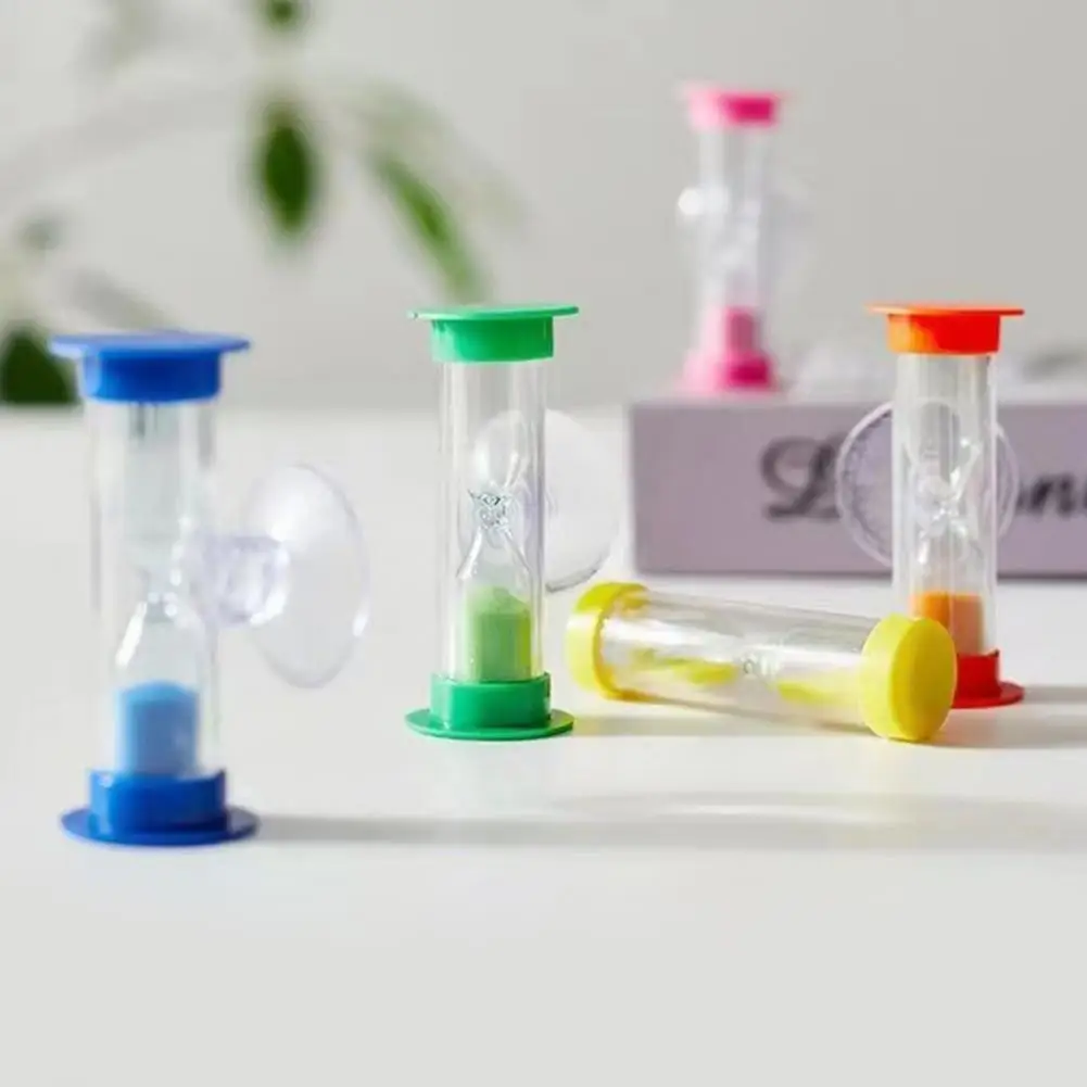 Hourglass Timer 3 Minute Hourglass Sand Timer with Suction Cup Durable Sandglass for Kids Games Classroom 5