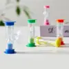 Hourglass Timer 3 Minute Hourglass Sand Timer with Suction Cup Durable Sandglass for Kids Games Classroom 5