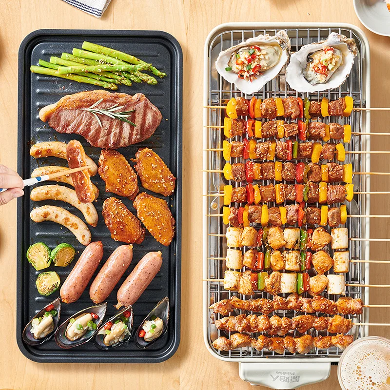 Electric Grill Home Kitchen Smokeless Barbecue Pan Stove Roaster Grill Multifunctional гриль электрический Parrilla Electrica electric griddle,rotisserie grill