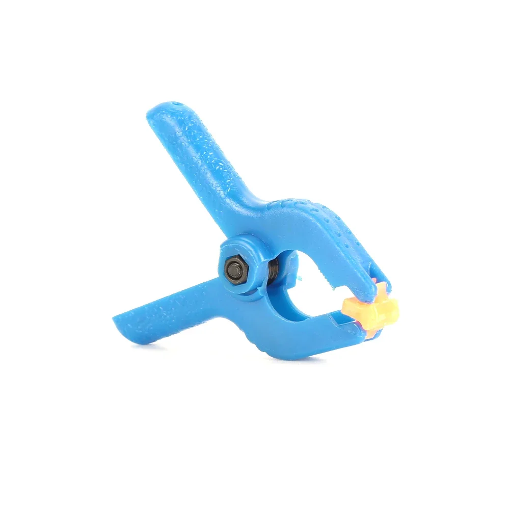 Woodworking Tools Hand Instrument Spring Clamps Plastic Nylon Grip Cramps Jaw Opening 10pcs Accommodate Round Irregular Objects