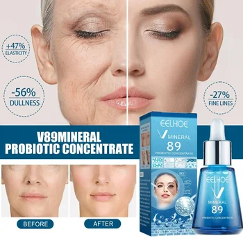 30ml V89 Probiotic Concentrate Anti-Wrinkle Serum Hyaluronic Acid Anti Aging Brightening Cream Facial Lifting Firming Daily