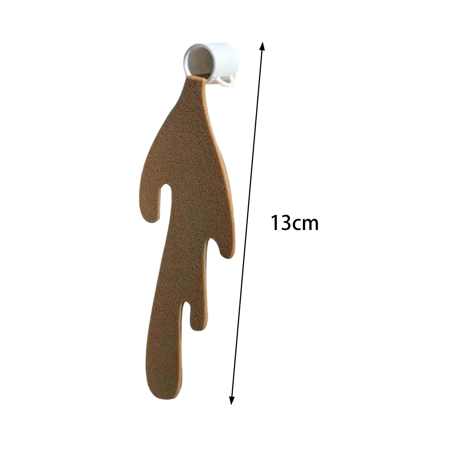 독특한 커피 유출 북마크, 커피 머그잔 북 마크 장식, 생일 선물, 독서용품