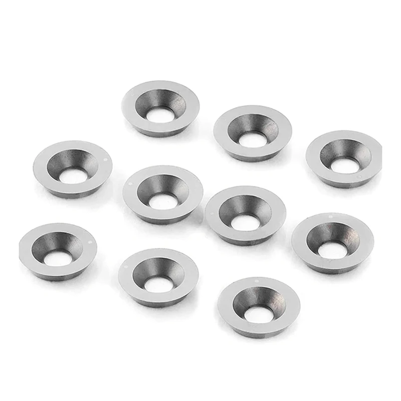 10개 16X3.0mm-30 ° 선반 목공 마무리용 커터 교체용 인서트 커터, 홀로워 도구, 선반 도구 및 액세서리-ABFB