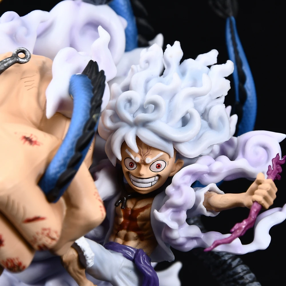 40cm One Piece Anime Figure Wano Gear 4 Luffy 2 Heads Changable Statue  Figures Collectible Model Decoration Toy Christmas Gift - Action Figures -  AliExpress