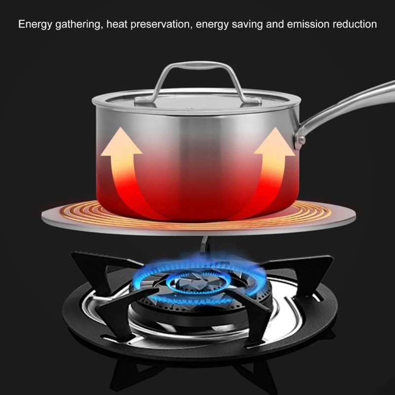 Stainless Steel Induction Cooker Converter Disk Heat Diffuser Plate Adapter Detachable Handle Thermal Conductor
