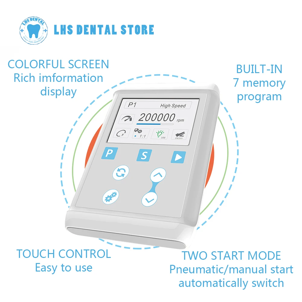 Micro Moteur Dentaire US COXO Avec LED Et Fibre Optique - Pour Laboratoire Ou Dentiste
