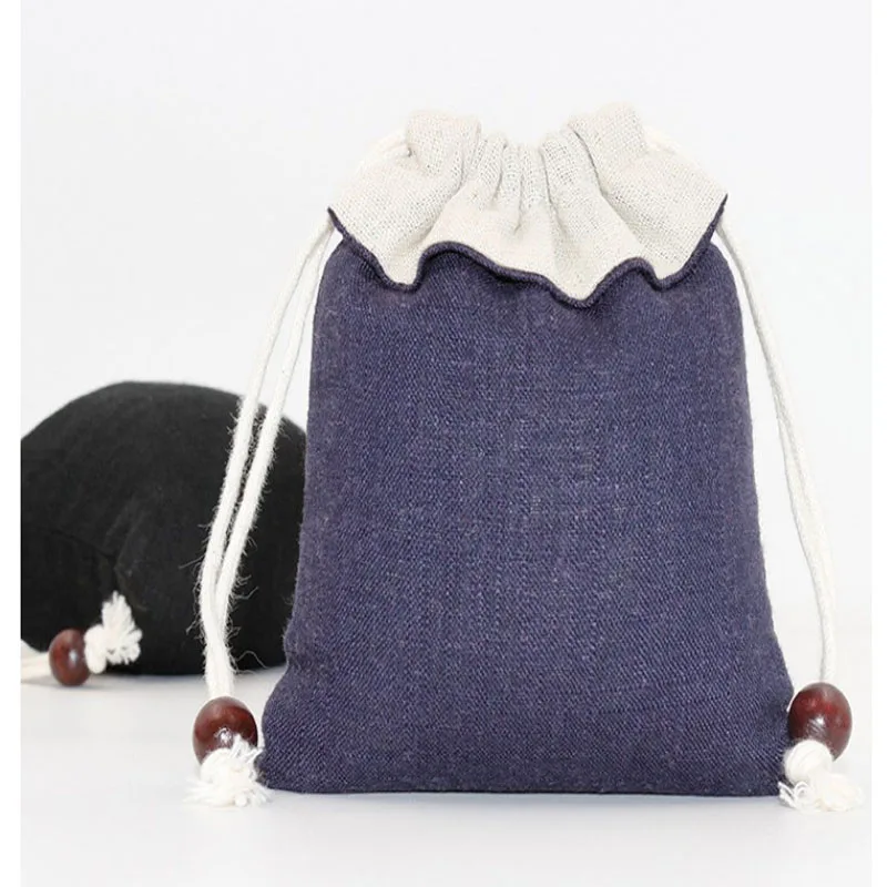 10pcs/lot Drawstring Bags Pouches 13x14cm Storage Wedding Jewelry Christmas Gift Packaging Bag Custom Logo