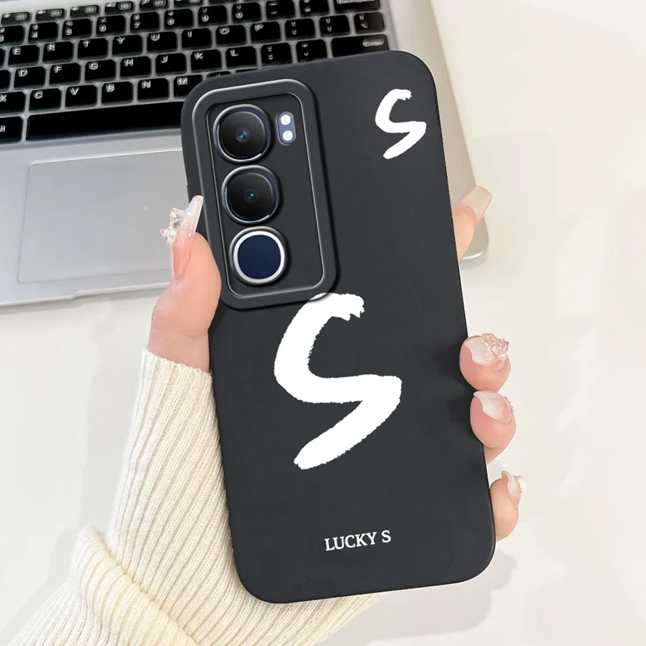 Luxury Lucky Letters Shockproof Soft TPU Phone Case Cover