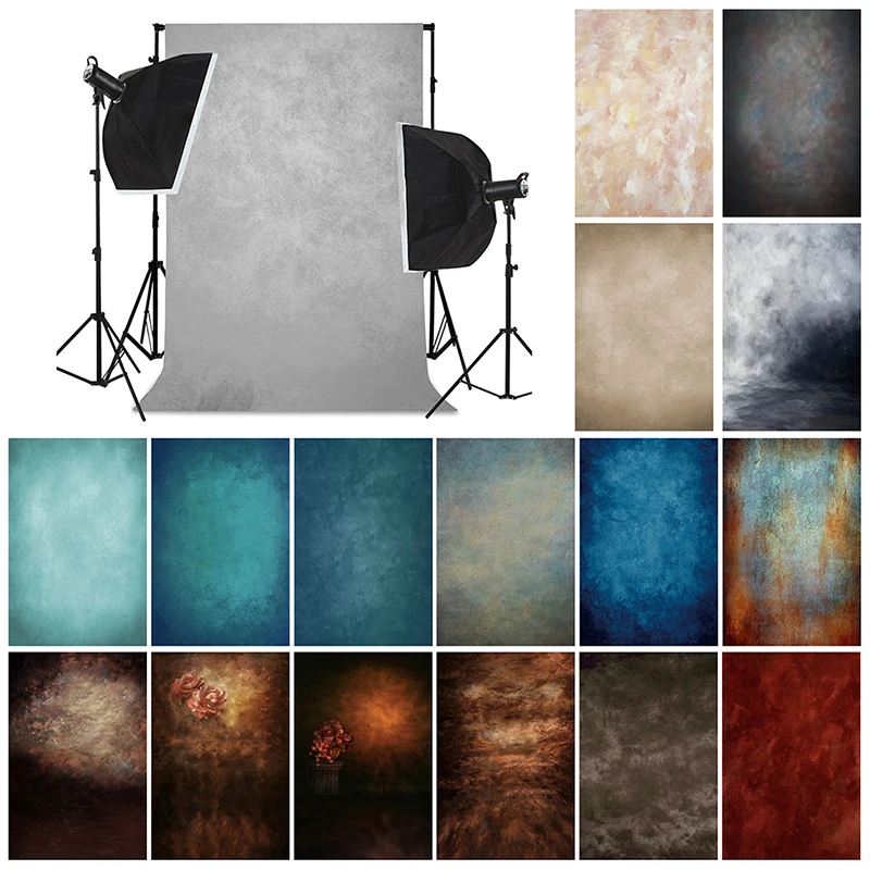 Photo Backdrops 3x5ft/5x7ft Blue Pattern Tie Dye Vintage Photo Vinyl Non-Woven Fabric Mixed Background Props