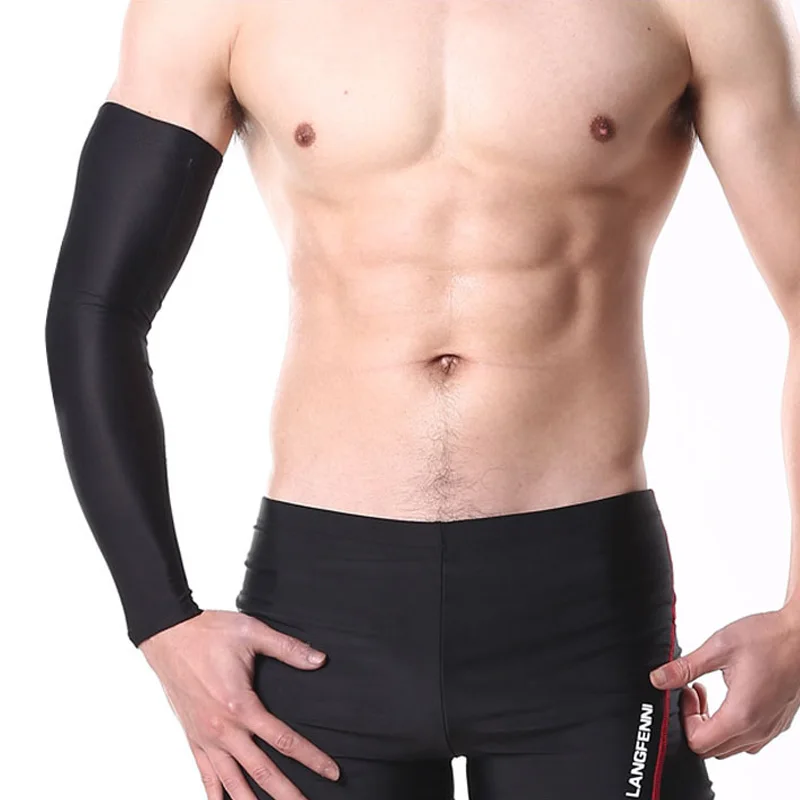 Sports Arms Sleeves Brace Compression Running Cycling Fishing Sleeves Arm Cover Protectors Armguards Hand Sleeves Men's Women 4