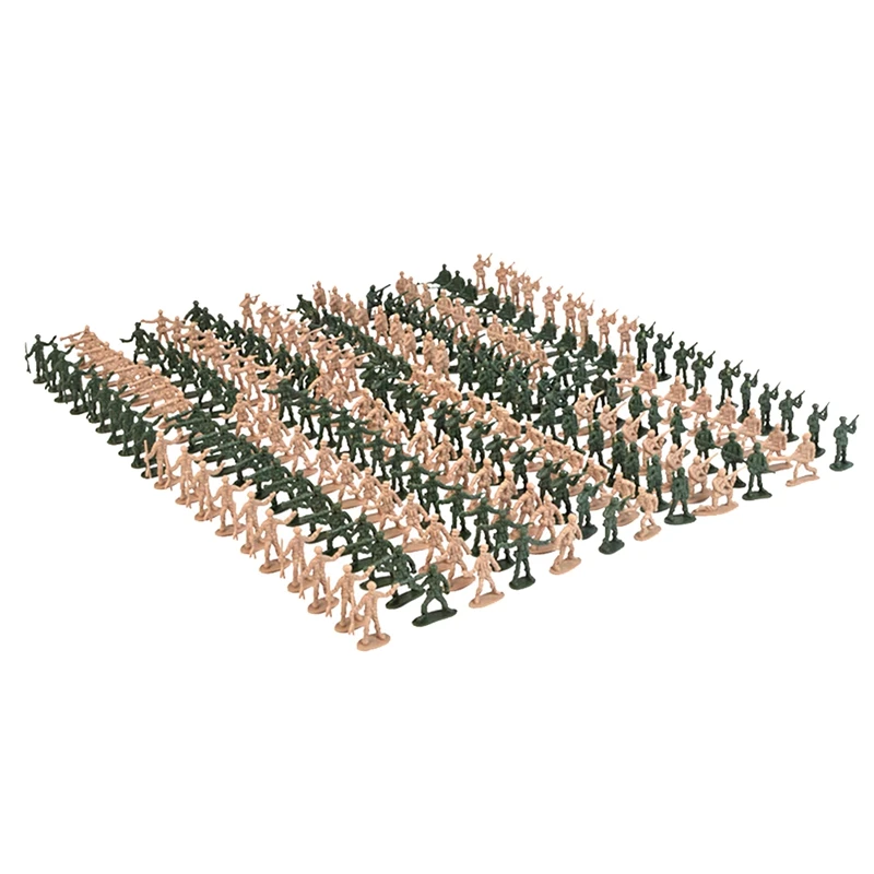 BESPORTBLE – 200 Figuras De Soldados Medievales En Miniatura – Plástico Gris De 2.5 Cm – Ideales Para Decoración De Mesas, Diaramas Y Juegos De Arena – Regalo Creativo