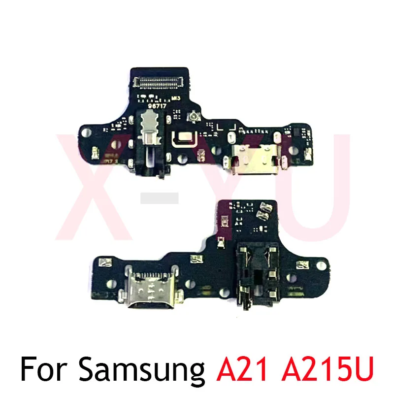 Для Samsung Galaxy A21 A215U A215 / A21S A217F A217 USB зарядная плата док-порт гибкий кабель запасные аксессуары