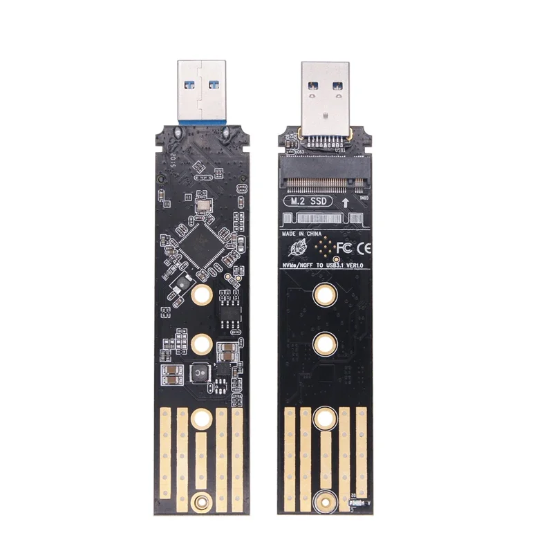 

Переходник NVMe на USB M.2 SSD на USB 3,1 тип A карта M2 на USB адаптер Realtek RTL9210B чип M ключ NVME PCIE SSD адаптер