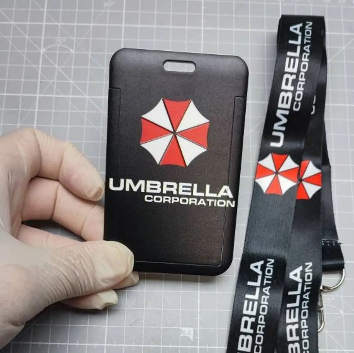 Фото Двухсторонний ремень для зонта и фотографий от компании Umbrella, ремешок на шею, держатели для карт и удостоверения личности с информационной картой о сотруднике №4