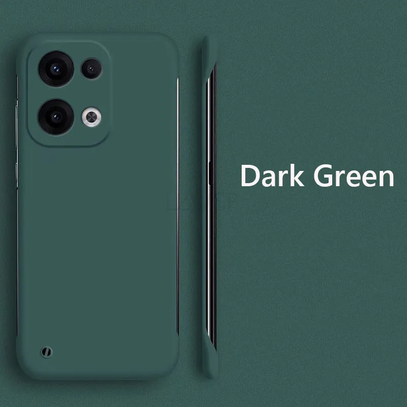 Sleek Matte Hard Back Cover - Frameless Shockproof Case