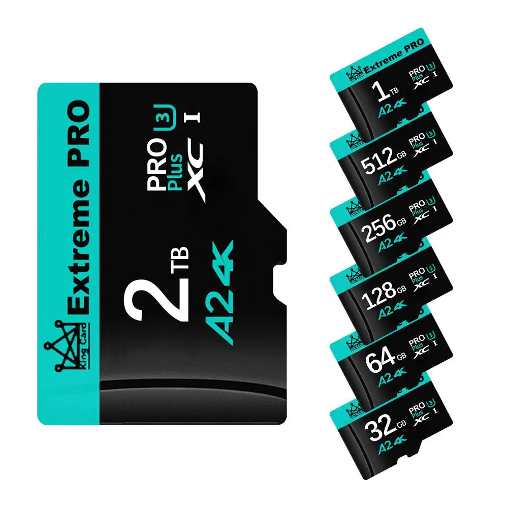 

2TB 1TB 512GB 256GB Memory Card 128GB With Free Adapter Class 10 SD/TF Card Flash Memory Card Expanded Storage For Phones