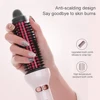 Automatic Rotating Electric Hair Brushes 2 in 1 Straightening and Curling Ionic Hot Comb Ceramics Fast Heating Anti -scalding 2